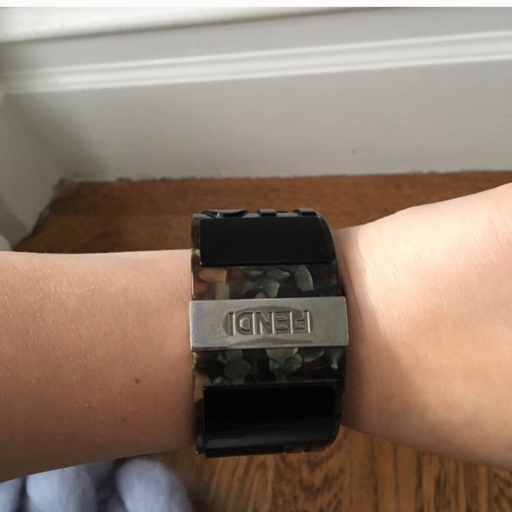 Authentic Fendi Acrylic bangle